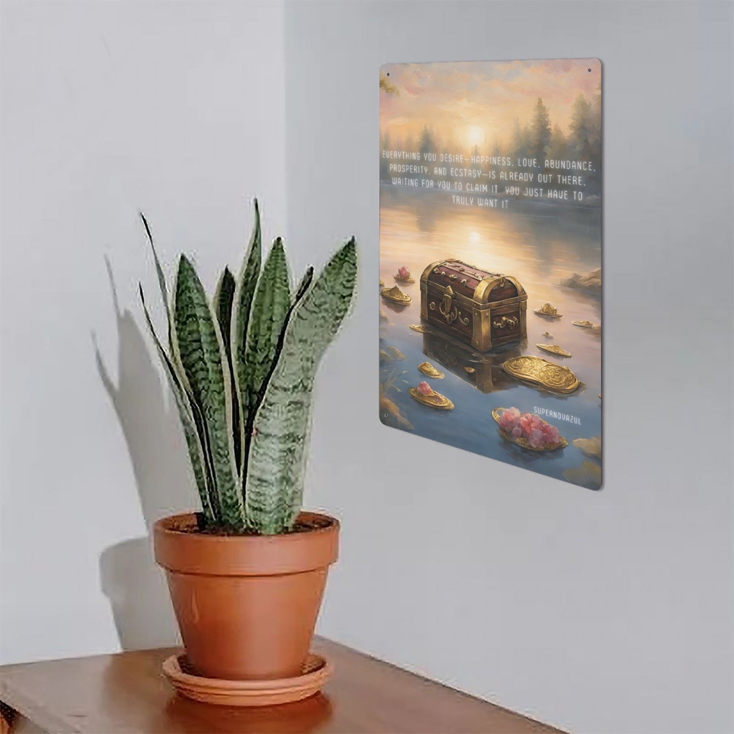 Abundance Metal Tin Signs