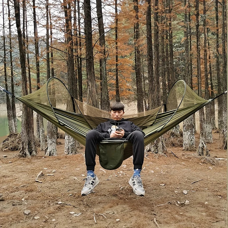 Quick Deploy Nylon Hammock