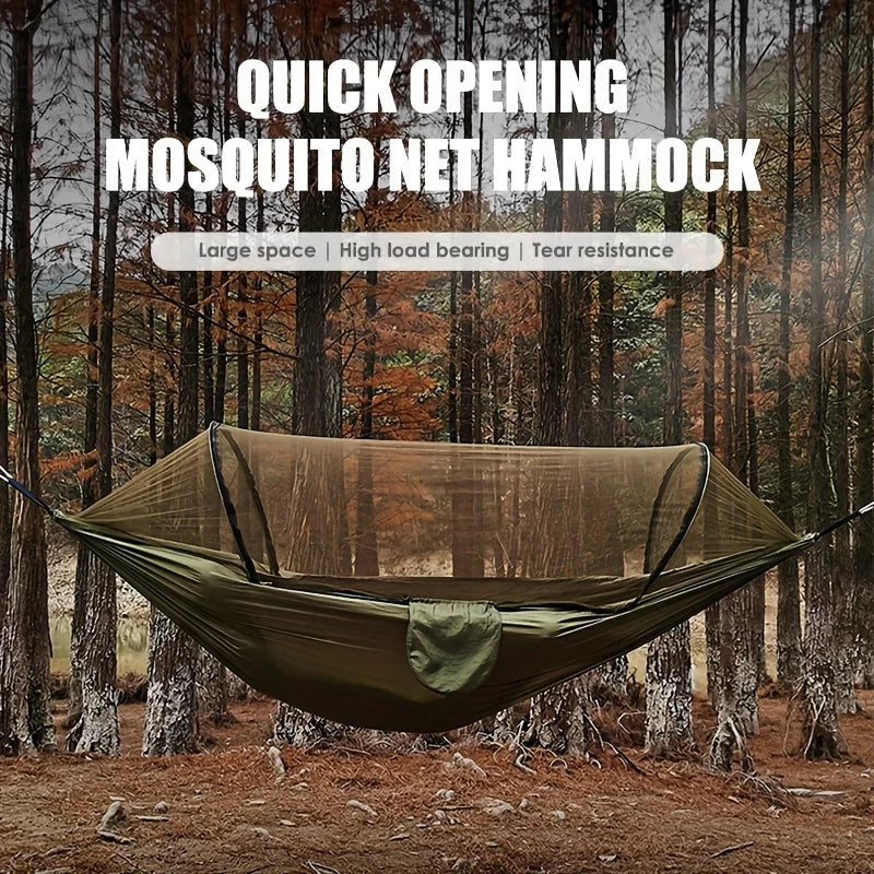Quick Deploy Nylon Hammock