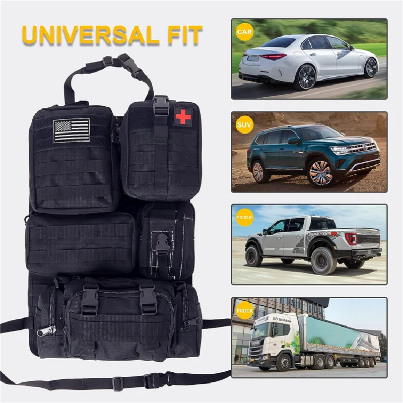 Tactical Car Seat Back Organizer