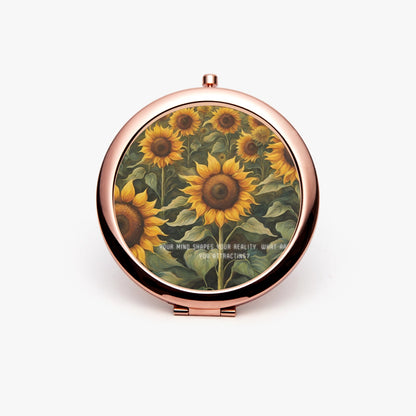 Flower Compact Mirror