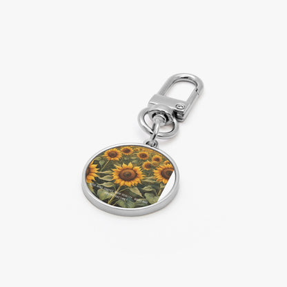 Flower Metal Keychain