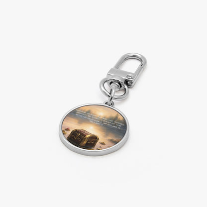 Abundance Metal Keychain