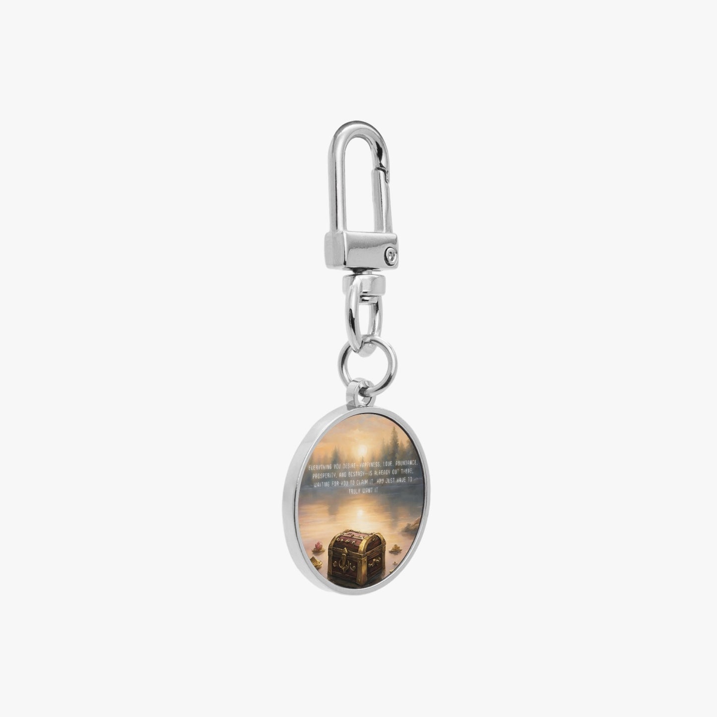 Abundance Metal Keychain