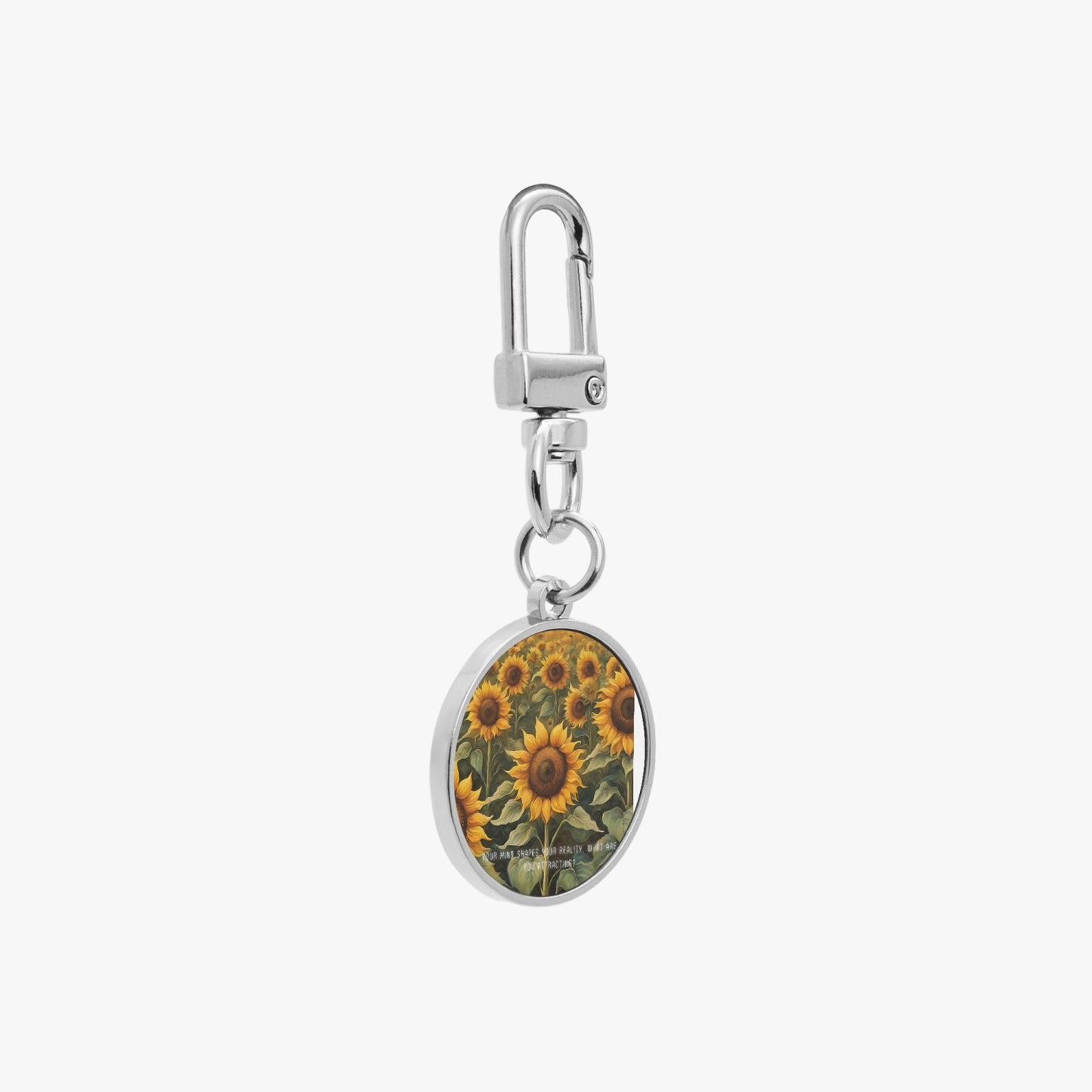 Flower Metal Keychain