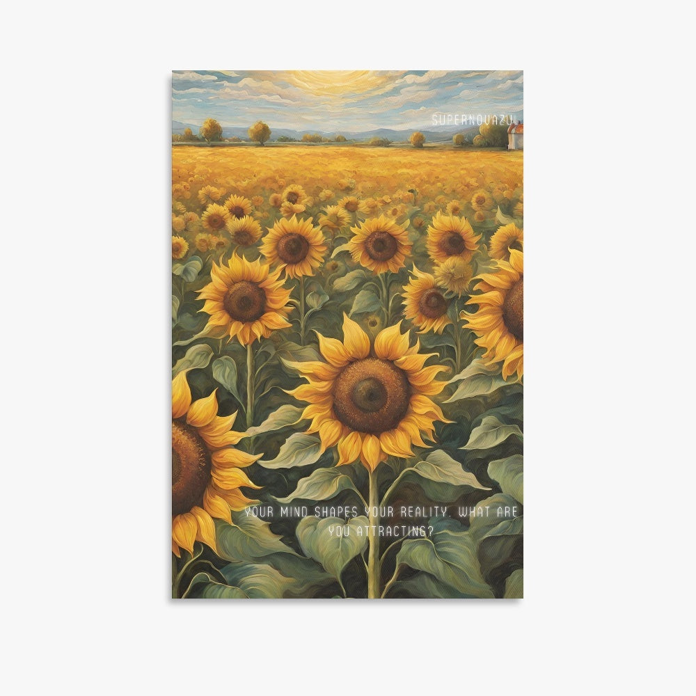 Flower Rectangular Unframed Canvas