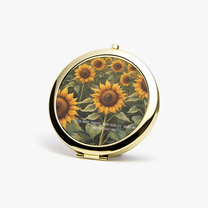 Flower Compact Mirror