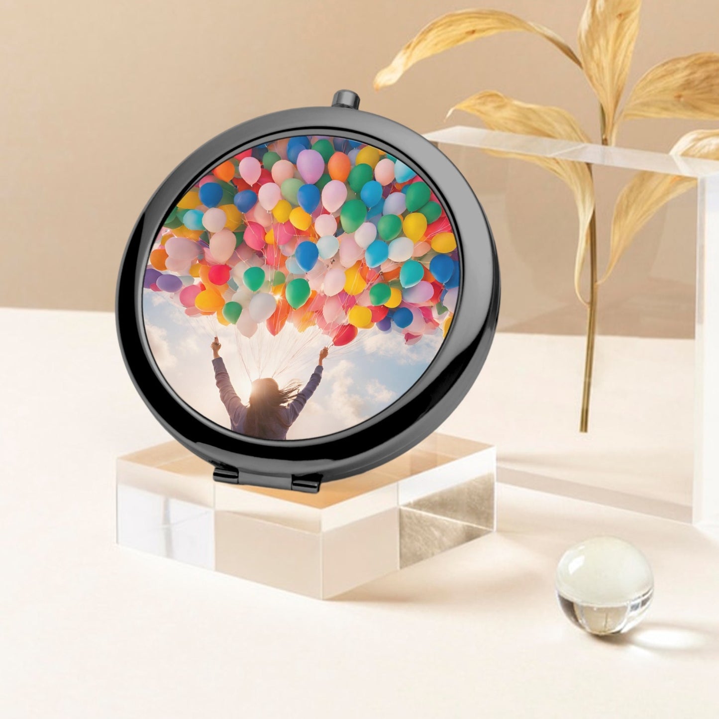 Shared Happiness Compact Mirror