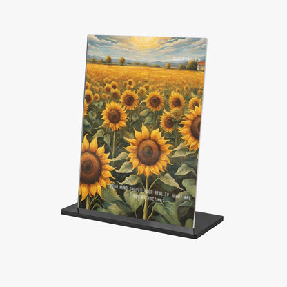 Flower Vertical Acrylic Plaque