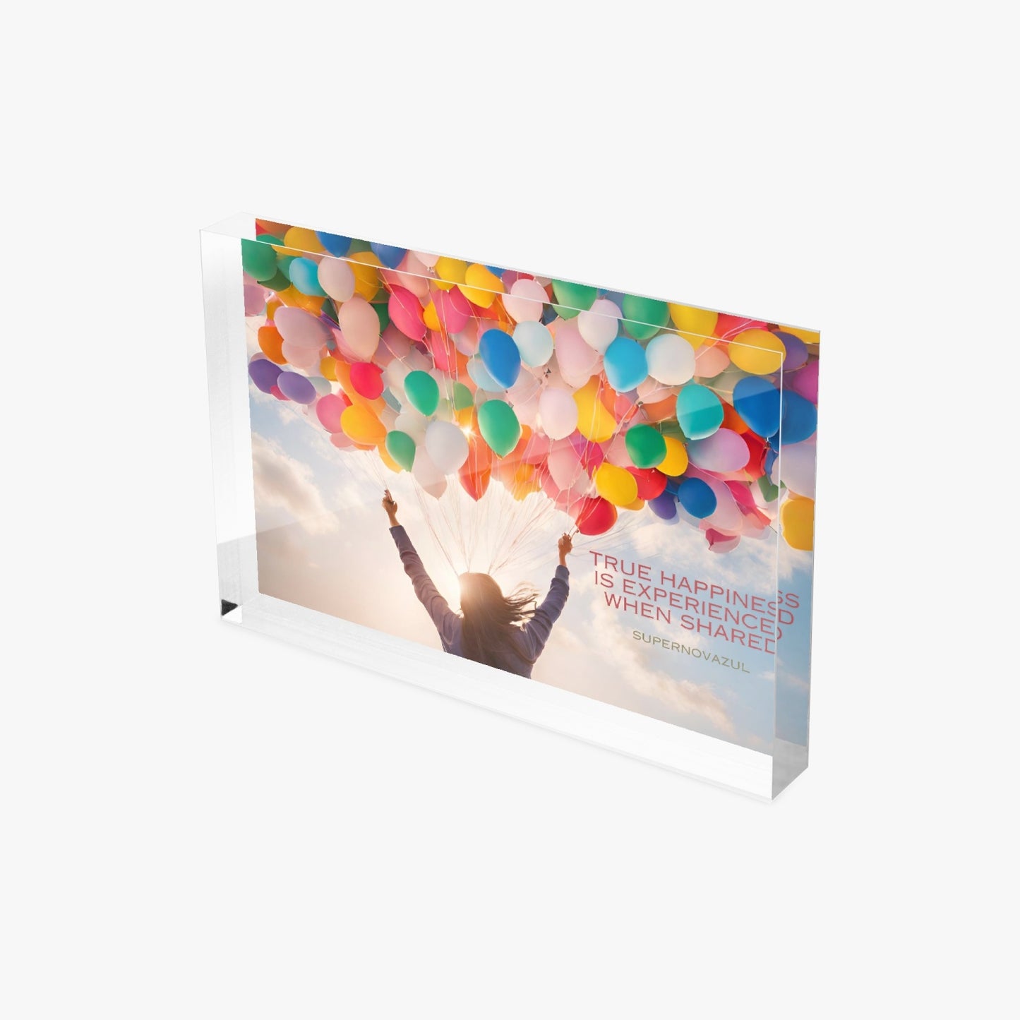 Shared Hapiness Acrylic Picture Frame