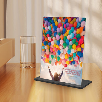 Shared Happiness Vertical Acrylic Plaque