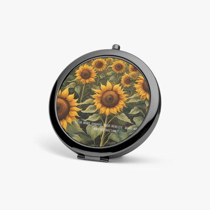 Flower Compact Mirror