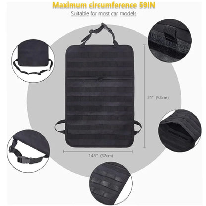 Tactical Car Seat Back Organizer