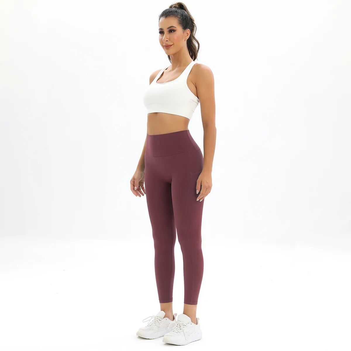 Fitness Gym Leggings With Pockets For Women