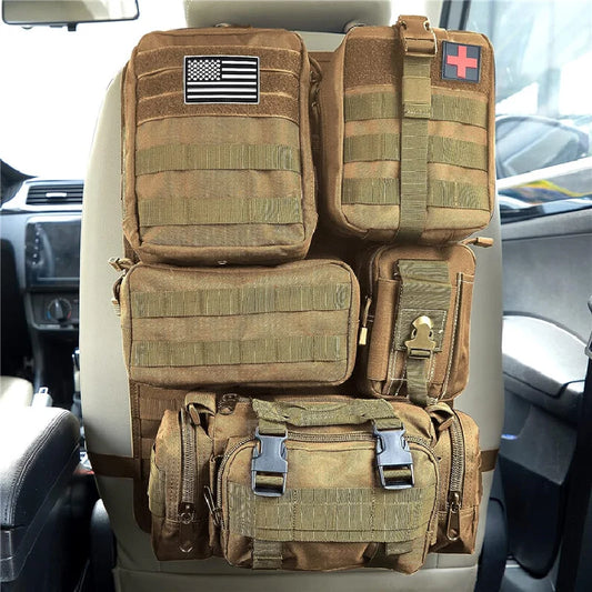 Tactical Car Seat Back Organizer
