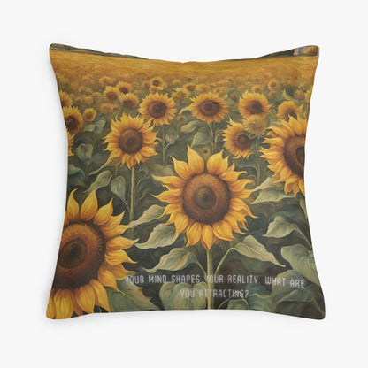 Flower Square Pillow Cover