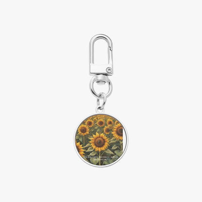 Flower Metal Keychain