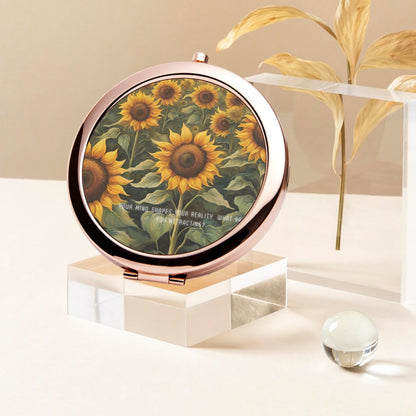 Flower Compact Mirror