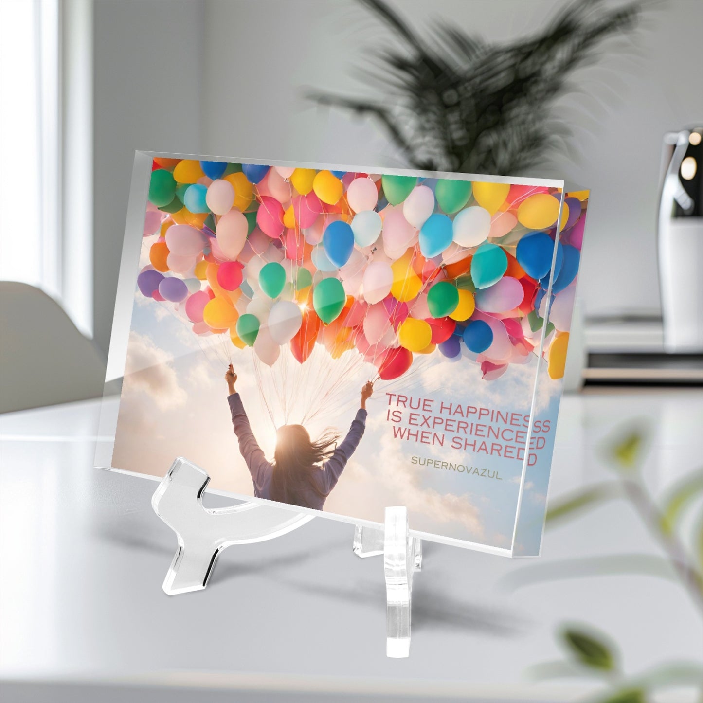 Shared Hapiness Acrylic Picture Frame