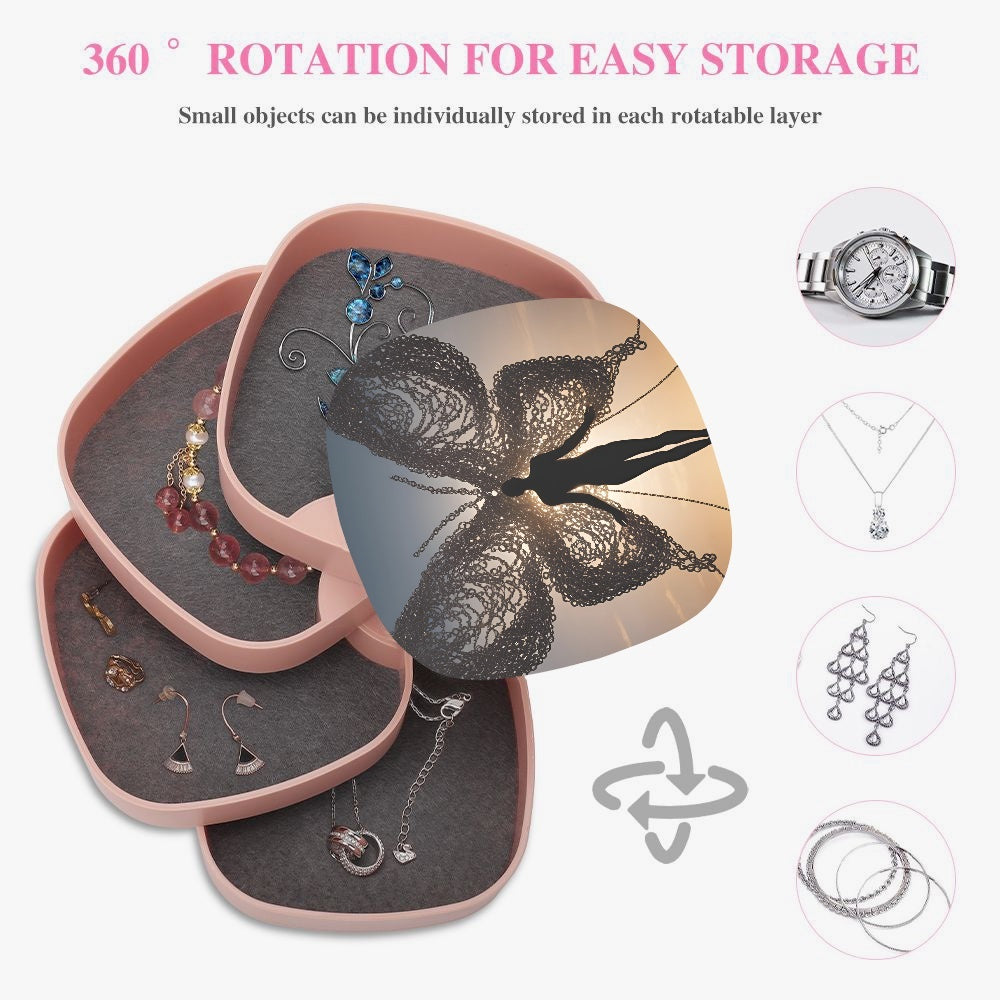 Forgive 4-Layer Rotating Jewellery Organiser