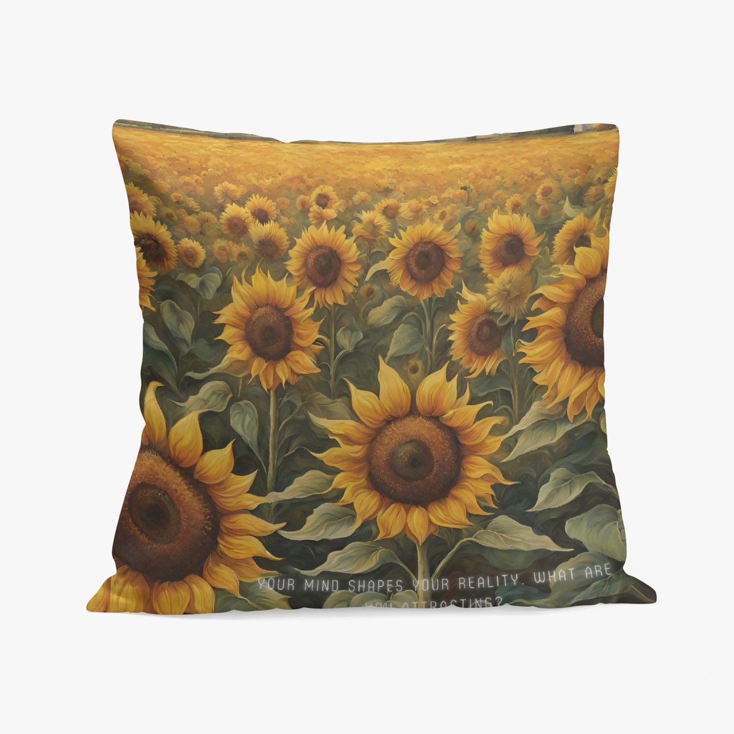 Flower Square Pillow Cover